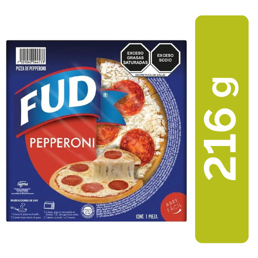 FUD Pizza Pepperoni 7"