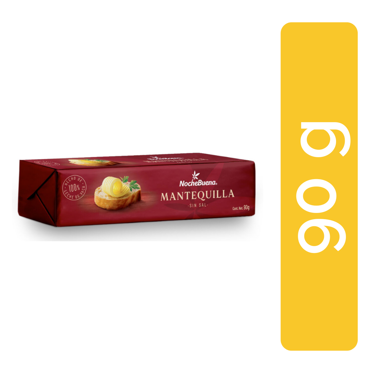 10662 | MANTEQUILLA NOCHEBUENA SIN SAL 24X90 G